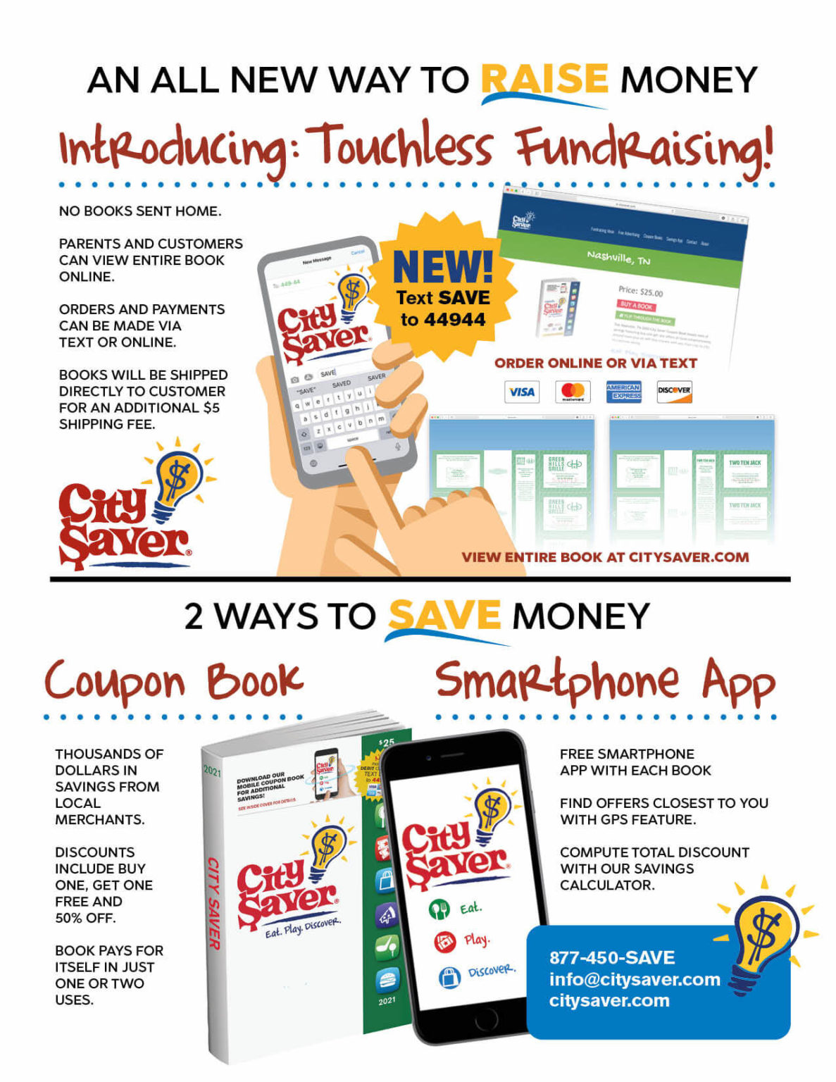 Fundraising Ideas City Saver Fundraiser Coupon Book