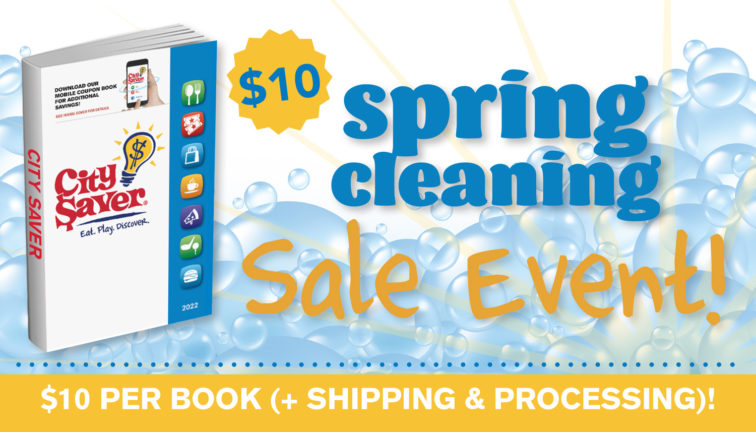 spring cleaning sale banner 2022