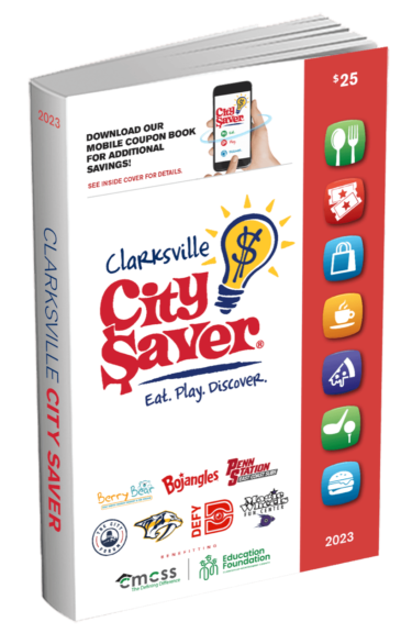 2023 Clarksville City Saver Book Cover