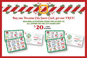 2024 Decatur City Saver Card BOGO graphic
