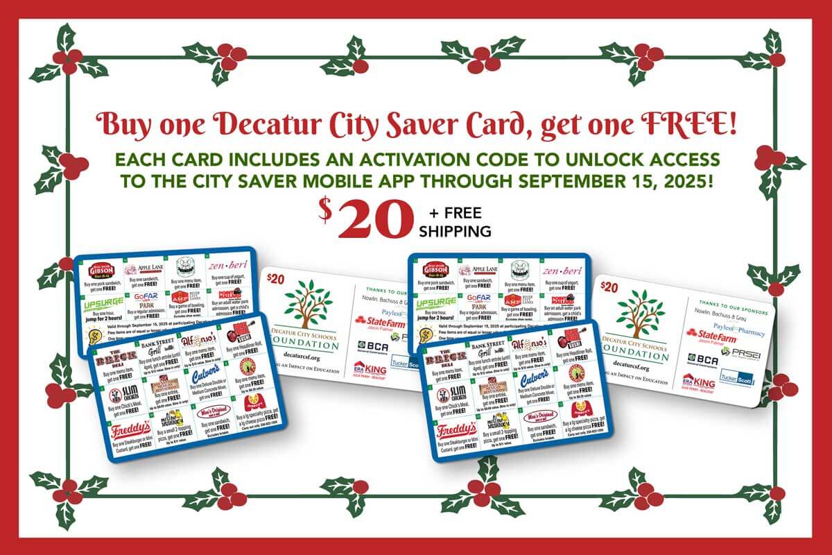 2025 Decatur Holiday BOGO graphic