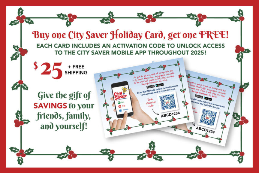 2025 CitySaver Holiday BOGO graphic