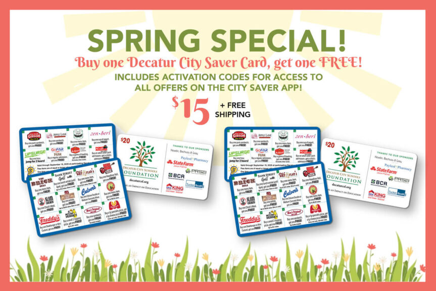 Decatur Spring BOGO graphic