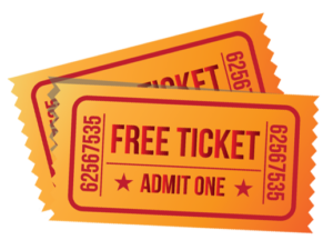 Free Tickets Graphic - Not actual ticket